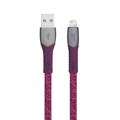 RIVACASE PS6101 RD12 MFi Lightning cable 1,2m Κόκκινο